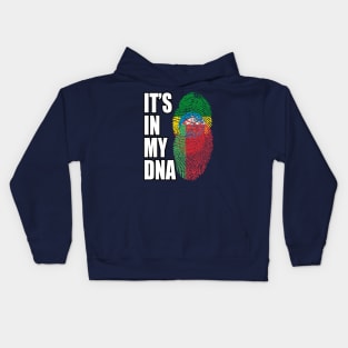 Ethiopian And Belarusian Mix Heritage DNA Flag Kids Hoodie